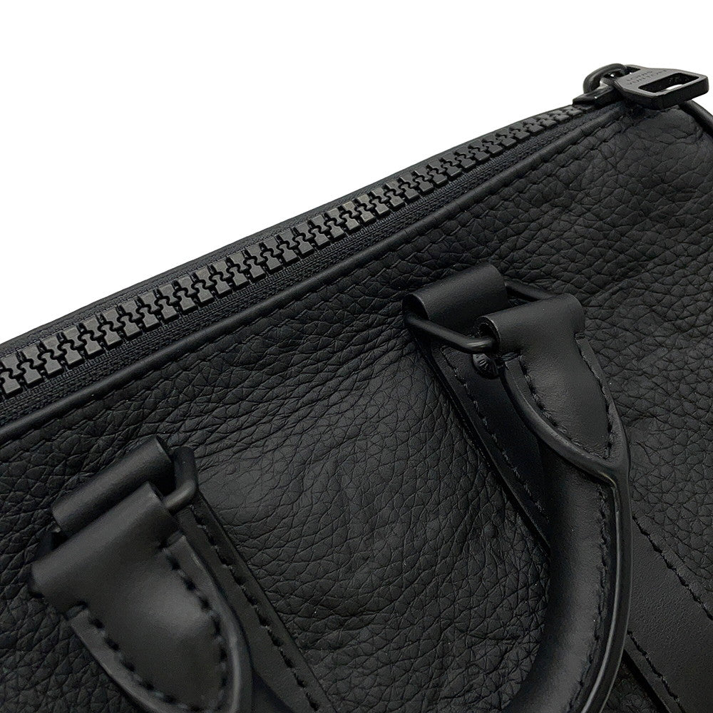 LOUIS VUITTON Keepall Bandouliere NoirM20900 Monogram・Taurillon Size 25