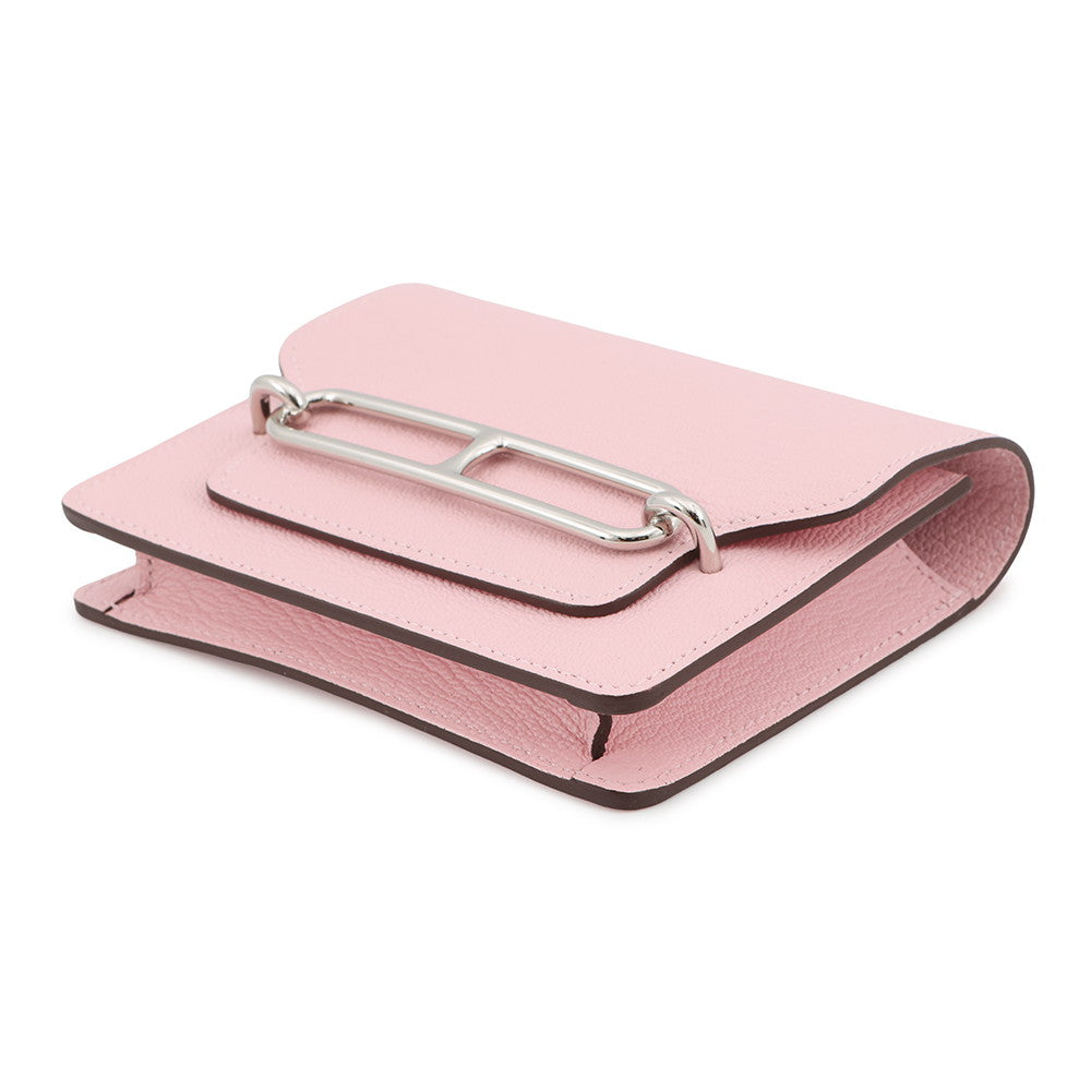HERMES Roulis Roulis Slim Rose Sakura Chevre Myzore Goatskin