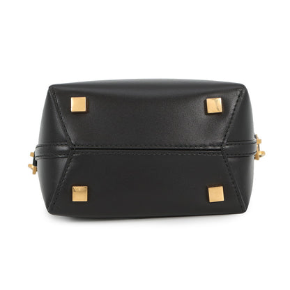 SAINT LAURENT PARIS LE 37 Bucket 2-Way Shoulder Bag Black765870 Calf Leather Size Mini