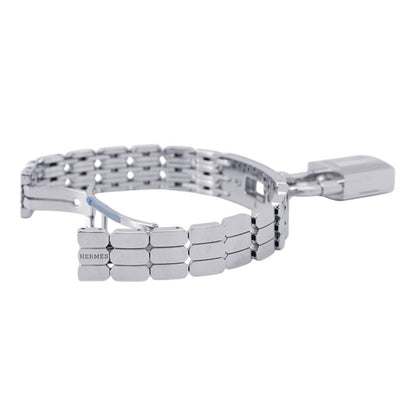HERMES Kelly Watch Mini W16mm Stainless Steel Sparkling White Lacquer DialKE4.110