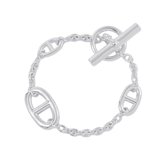 HERMES Chaine d'Ancre Farandole Bracelet Size ST SV925