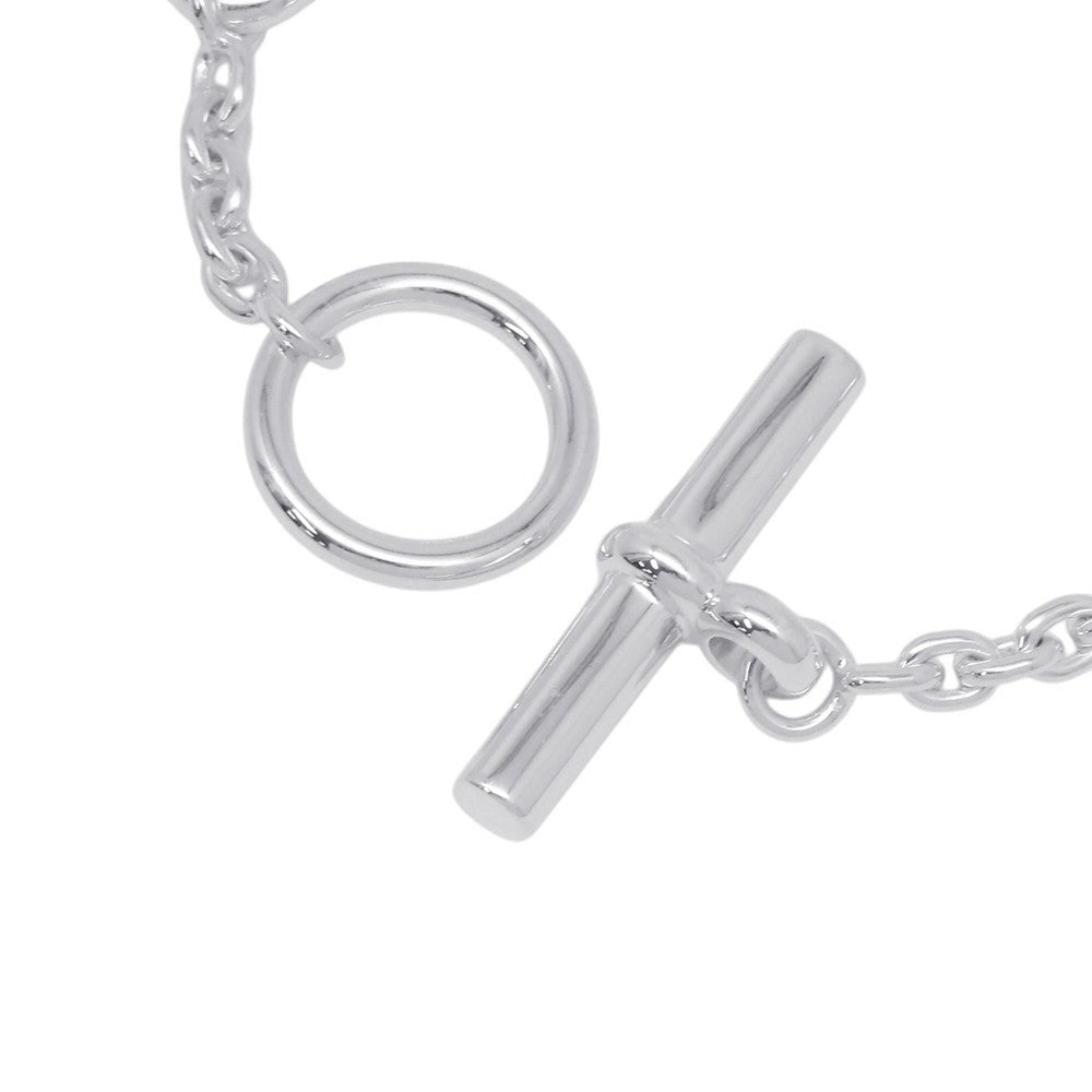 HERMES Chaine d'Ancre Farandole Bracelet Size ST SV925