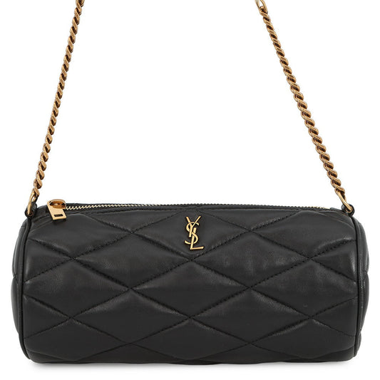 SAINT LAURENT PARIS SAD Tube Shoulder Bag Black699703 Lambskin Size Mini