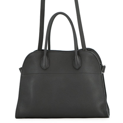 The Row Soft Margaux BlackW1586L133BLPL Calf Leather Size 12
