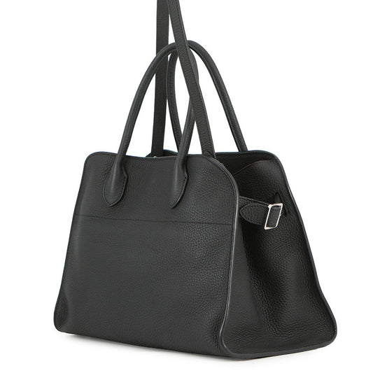 The Row Soft Margaux BlackW1586L133BLPL Calf Leather Size 12