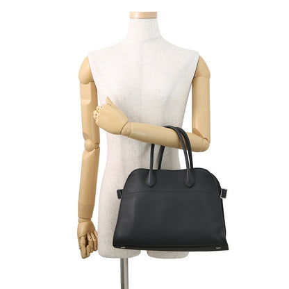 The Row Soft Margaux BlackW1586L133BLPL Calf Leather Size 12