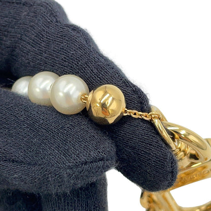 LOUIS VUITTON Bag Charm Pearl River GoldM02608 Gold Plated Faux Pearl
