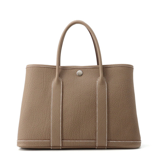 HERMES Garden Party Etoupe Negonda Leather Size TPM