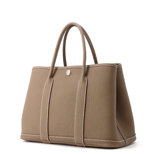 HERMES Garden Party Etoupe Negonda Leather Size TPM