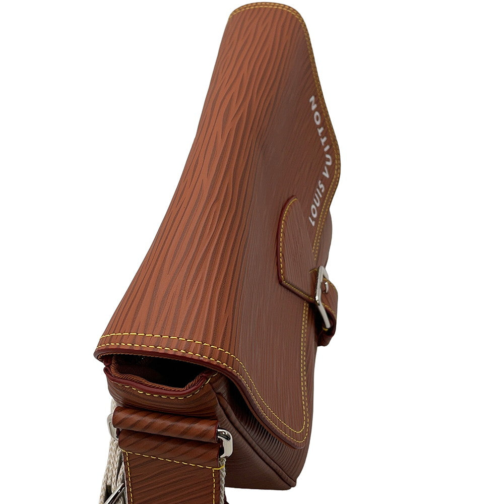 LOUIS VUITTON Montsouris Messenger BrownM23097 Epi XL Calf Leather