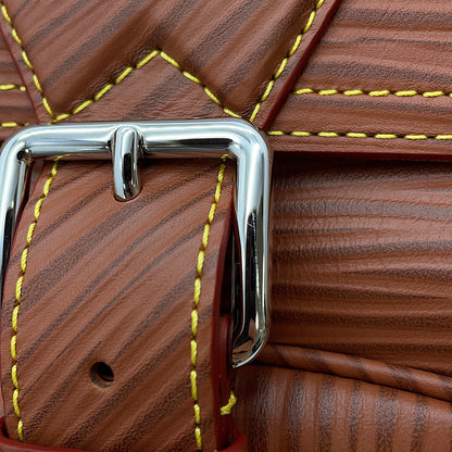 LOUIS VUITTON Montsouris Messenger BrownM23097 Epi XL Calf Leather