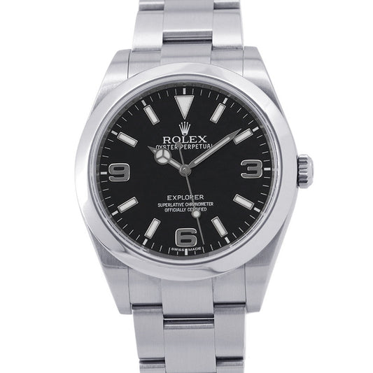 ROLEX ExplorerI W39mm Stainless Steel Black Dial214270