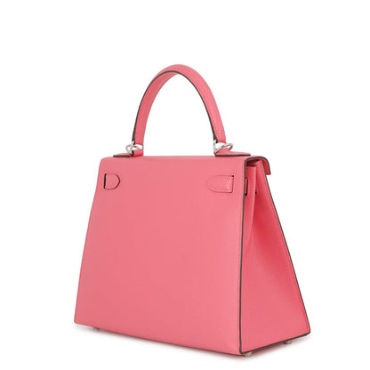 HERMES Kelly Sellier Rose Azalee Epsom Size 28