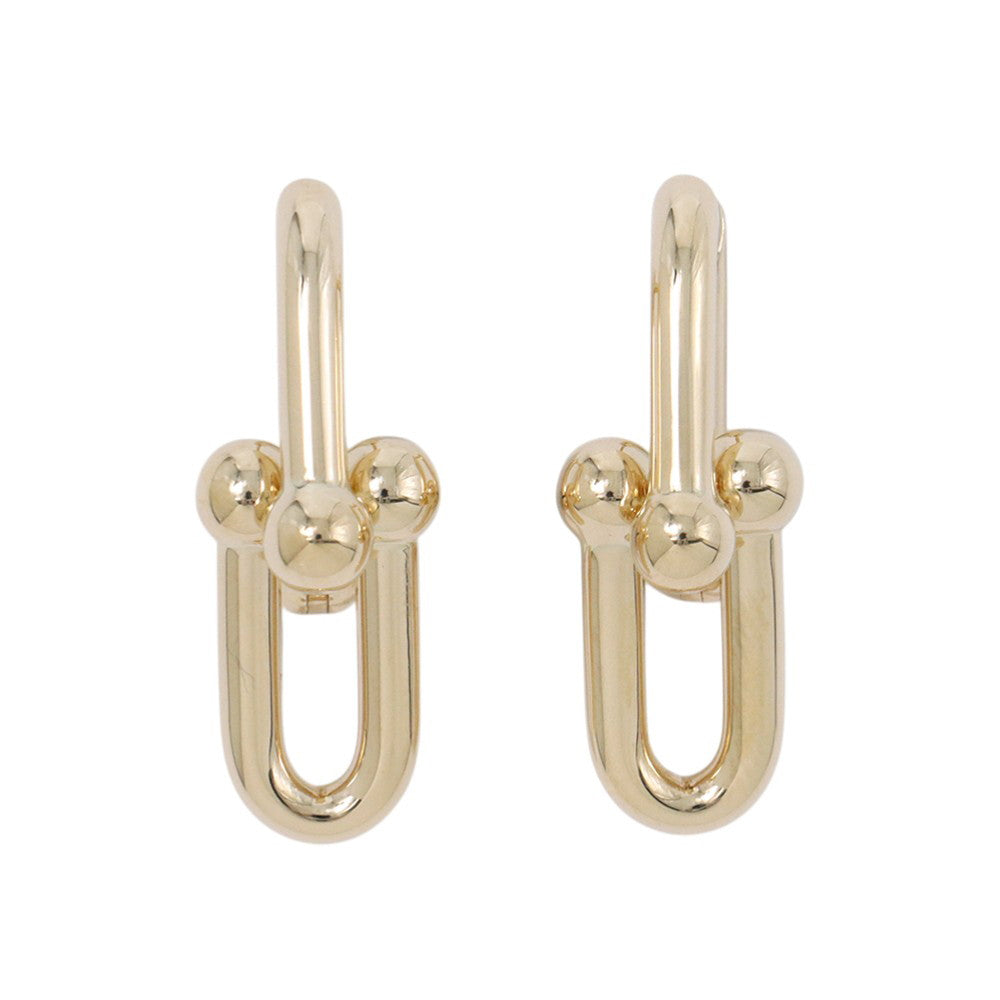 TIFFANY&Co. Hardware Link Earrings Size Medium73584531 18K Yellow Gold