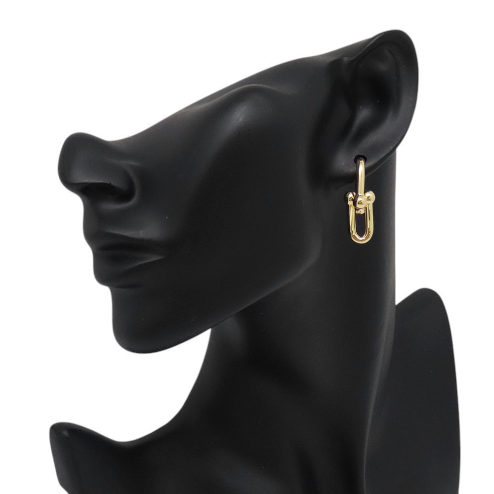 TIFFANY&Co. Hardware Link Earrings Size Medium73584531 18K Yellow Gold