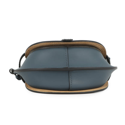 LOEWE Gate Dual Shoulder Bag NavyA650N46X13 Soft Calf Jacquard Size Mini