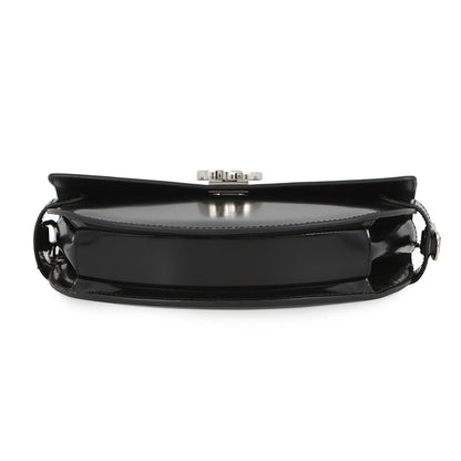 GUCCI Half Moon 2WAY Bag Black805815 Leather