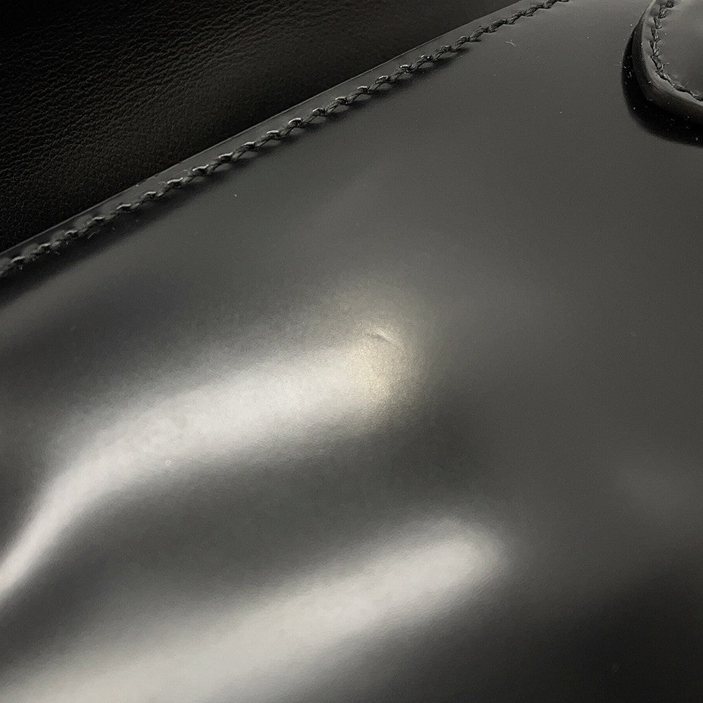 GUCCI Half Moon 2WAY Bag Black805815 Leather