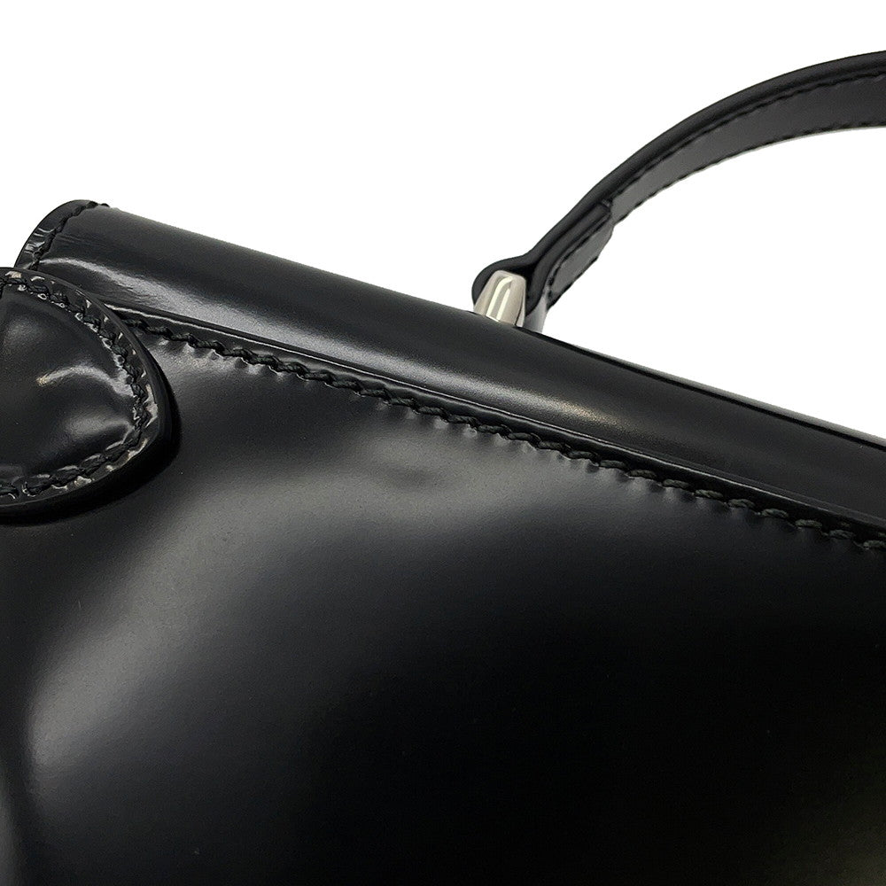 GUCCI Half Moon 2WAY Bag Black805815 Leather
