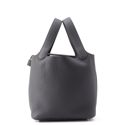 HERMES Picotin Lock Ardoise Taurillon Clemence Size PM