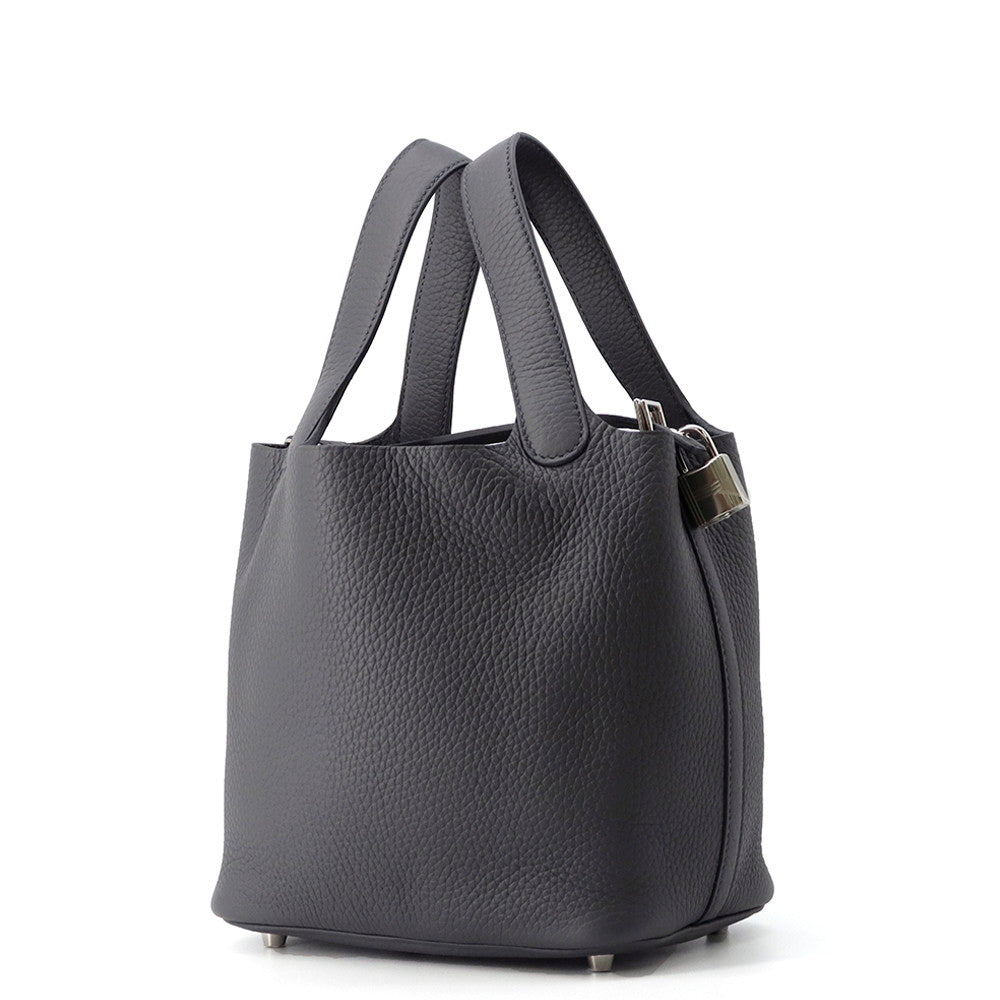 HERMES Picotin Lock Ardoise Taurillon Clemence Size PM