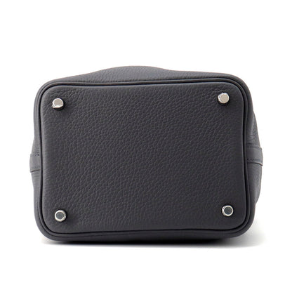 HERMES Picotin Lock Ardoise Taurillon Clemence Size PM