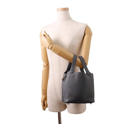HERMES Picotin Lock Ardoise Taurillon Clemence Size PM