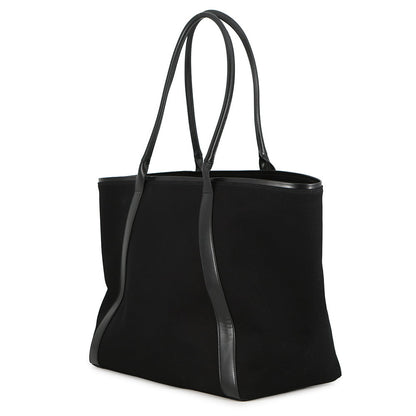 SAINT LAURENT PARIS Rive Gauche Tote Bag Black780096 Leather Canvas
