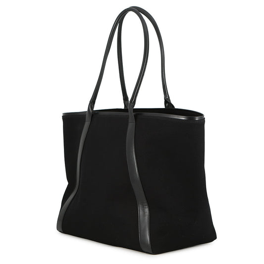 SAINT LAURENT PARIS Rive Gauche Tote Bag Black780096 Leather Canvas