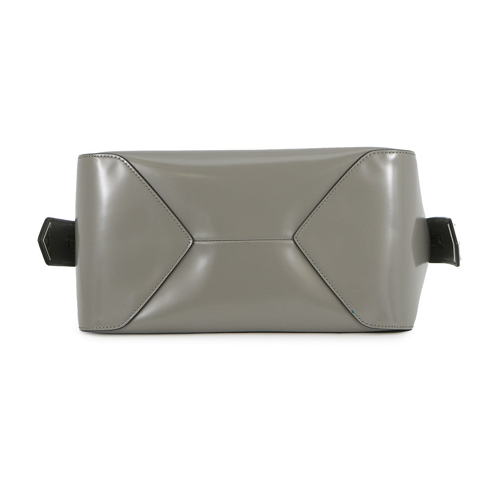 PRADA Supernova 2-way Handbag Gray1BA366 Leather Size Small