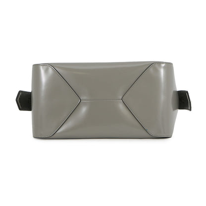PRADA Supernova 2-way Handbag Gray1BA366 Leather Size Small