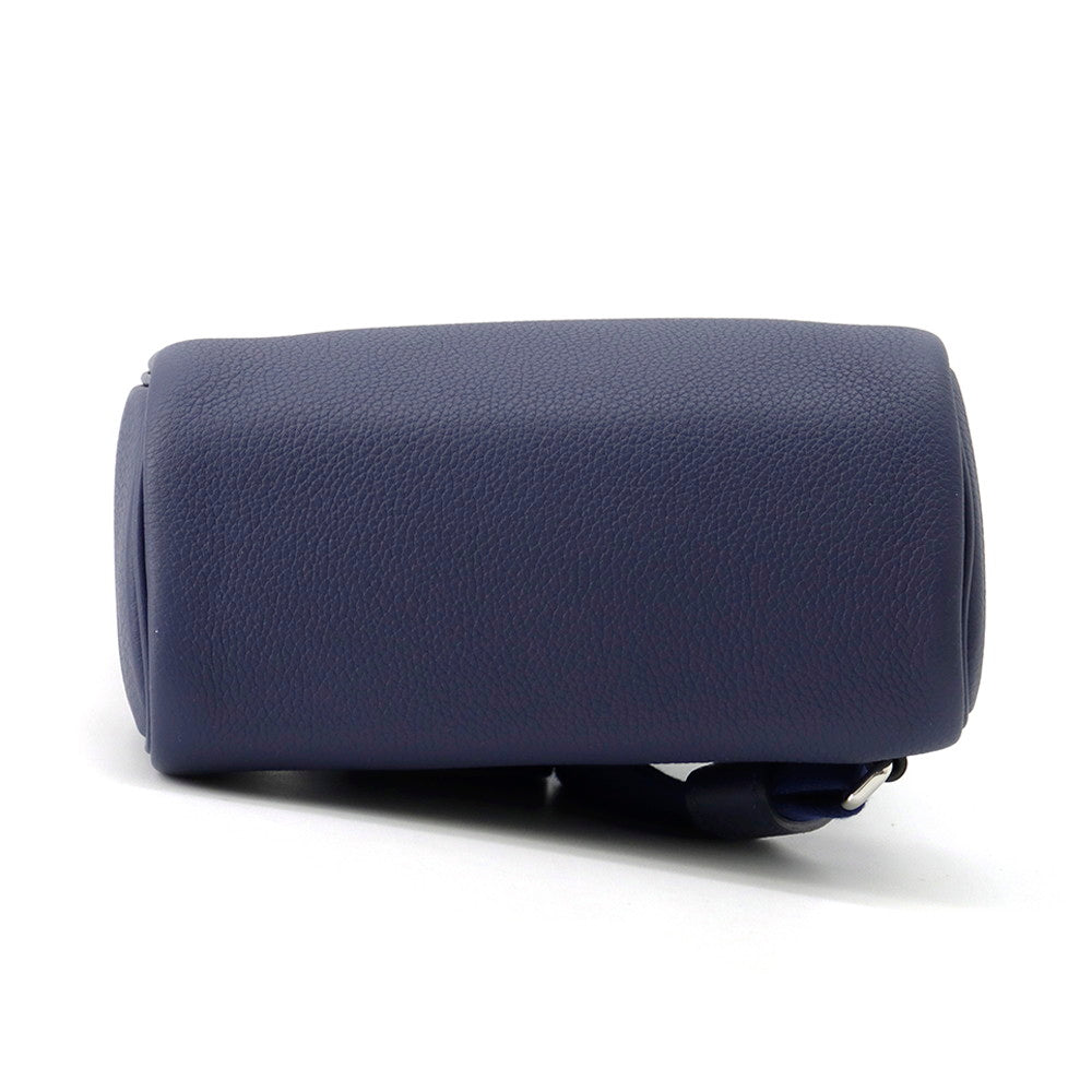 HERMES Kelly Akkad blue navy Togo Leather Size PM