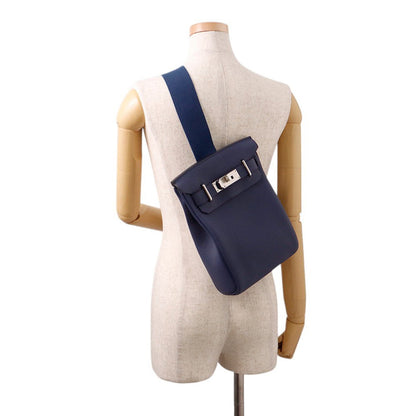 HERMES Kelly Akkad blue navy Togo Leather Size PM
