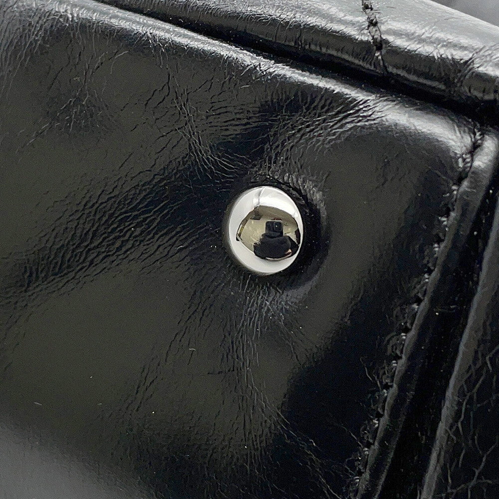 CHANEL Matelasse Portobello 2WAY ChainTote Bag BlackA46153 Vintage Leather Straw