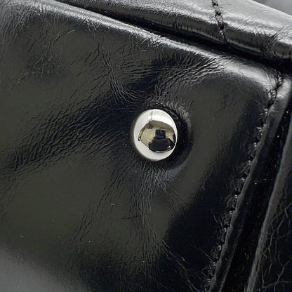 CHANEL Matelasse Portobello 2WAY ChainTote Bag BlackA46153 Vintage Leather Straw