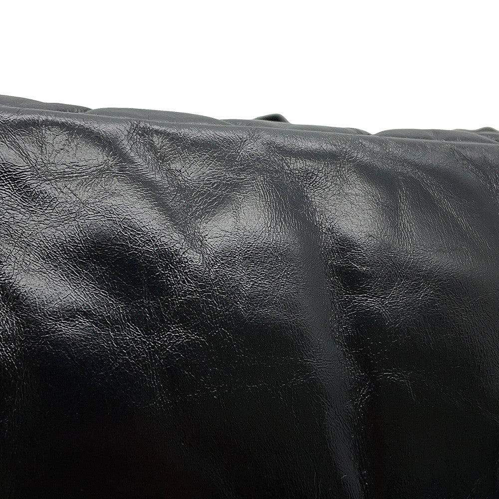 CHANEL Matelasse Portobello 2WAY ChainTote Bag BlackA46153 Vintage Leather Straw