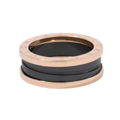 BVLGARI B.Zero1 2-band Ring Size 57/#17347037 K18PG Ceramic