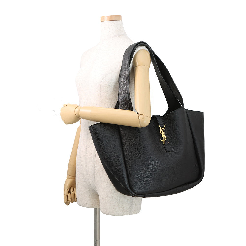 SAINT LAURENT PARIS LE 5 A 7 BEA Le Sancassette Bear Shoulder Black763435AADUU1000 Soft Deer Leather