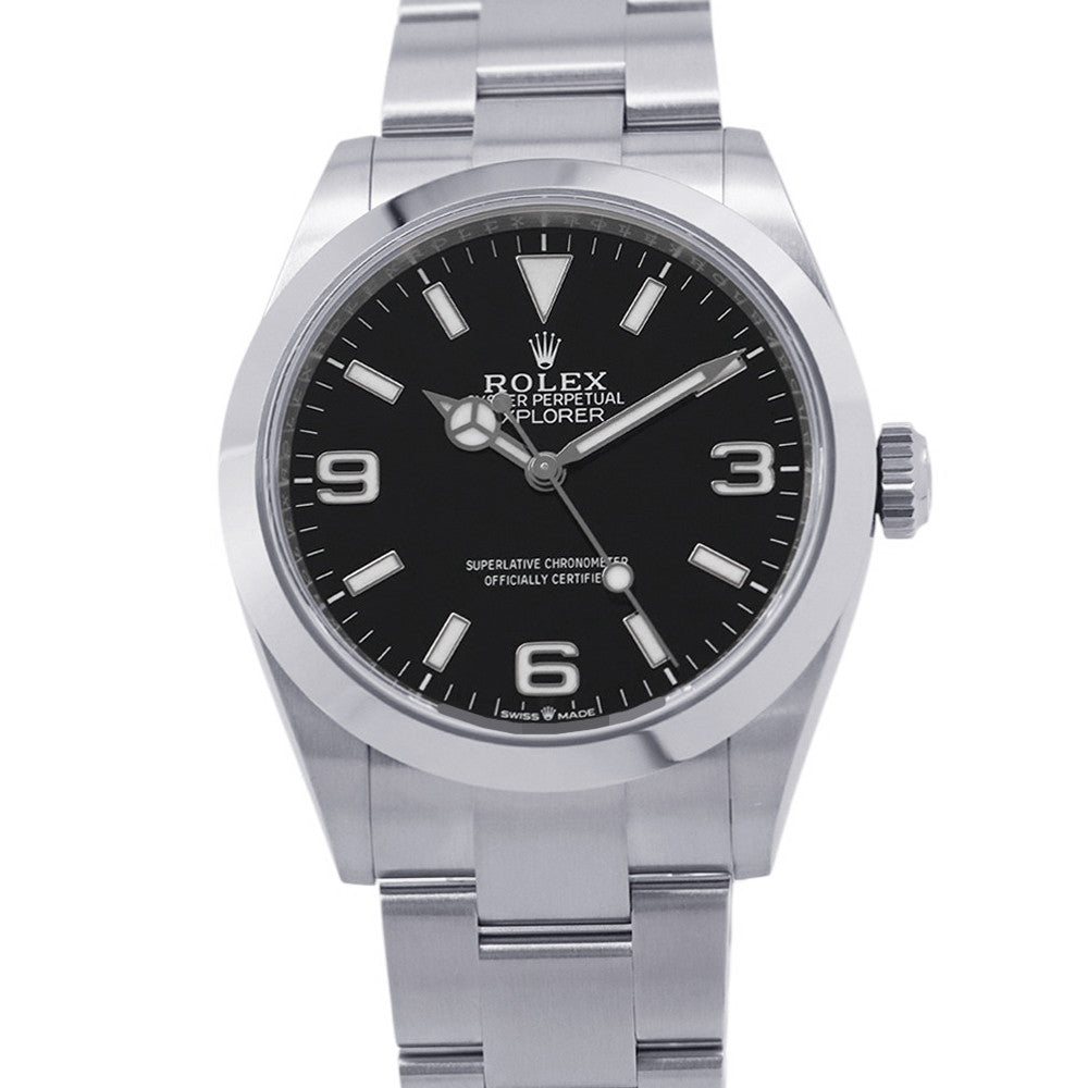 ROLEX Explorer 40 W40mm Stainless Steel Black Dial224270