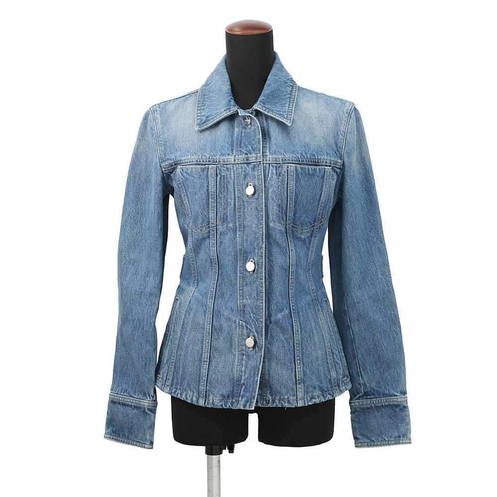 Ferragamo Denim Jacket Size 38 Blue13C546 763555 Cotton100%