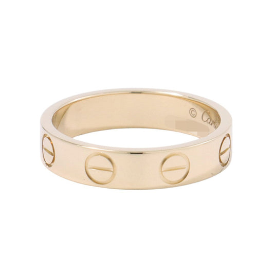 CARTIER Mini Love Ring Size Small/45/#5B4085045/B4085000 18K Yellow Gold