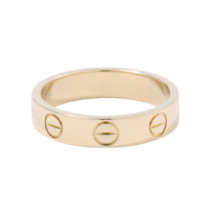 CARTIER Mini Love Ring Size Small/45/#5B4085045/B4085000 18K Yellow Gold