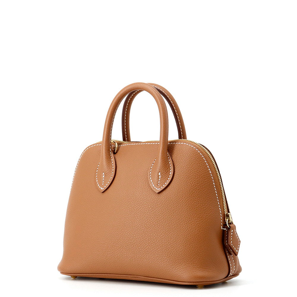 HERMES Bolide1923 Gold Evercolor Size Mini