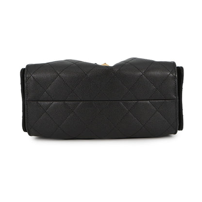 CHANEL CHANEL25 ChainShoulder Bag BlackAS5631 Caviar Leather Size Mini