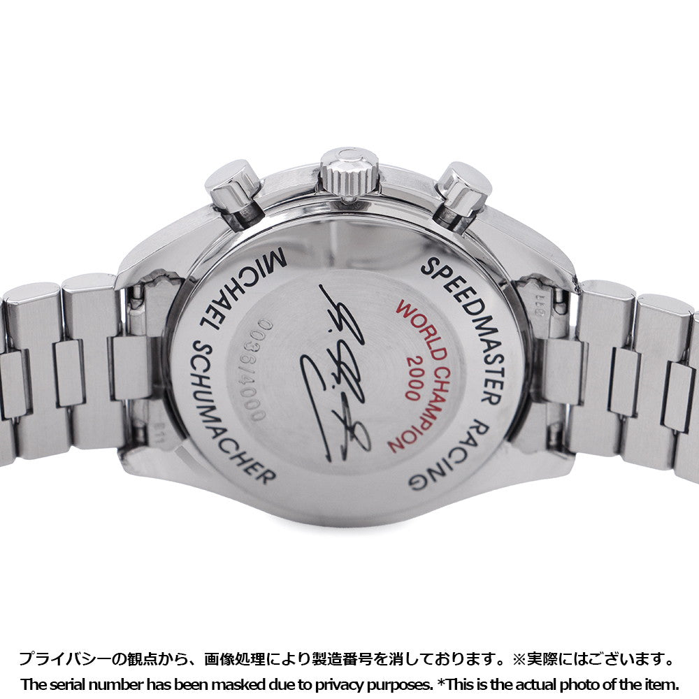OMEGA Speedmaster Reduced Racing Schumacher Limited Edition (4000 units) W39mm Stainless Steel Silver Dial3517.30.00