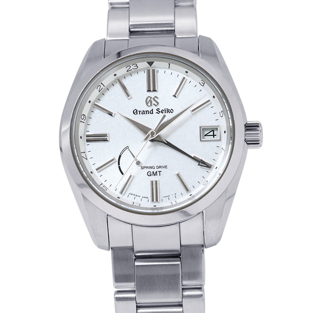 SEIKO Grand SEIKO Spring Drive GMT W40mm Stainless Steel Silver DialSBGE279