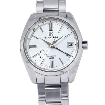 SEIKO Grand SEIKO Spring Drive GMT W40mm Stainless Steel Silver DialSBGE279
