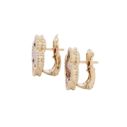 Van Cleef & Arpels Vintage Alhambra EarringVCARD40400 18K Yellow Gold