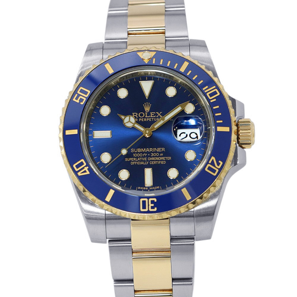 ROLEX Submariner Date W40mm Stainless Steel K18YG Blue Dial116613LB