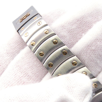 CARTIER Santos Rondo MM W29mm Stainless Steel K18YG Ivory DialW20037R3